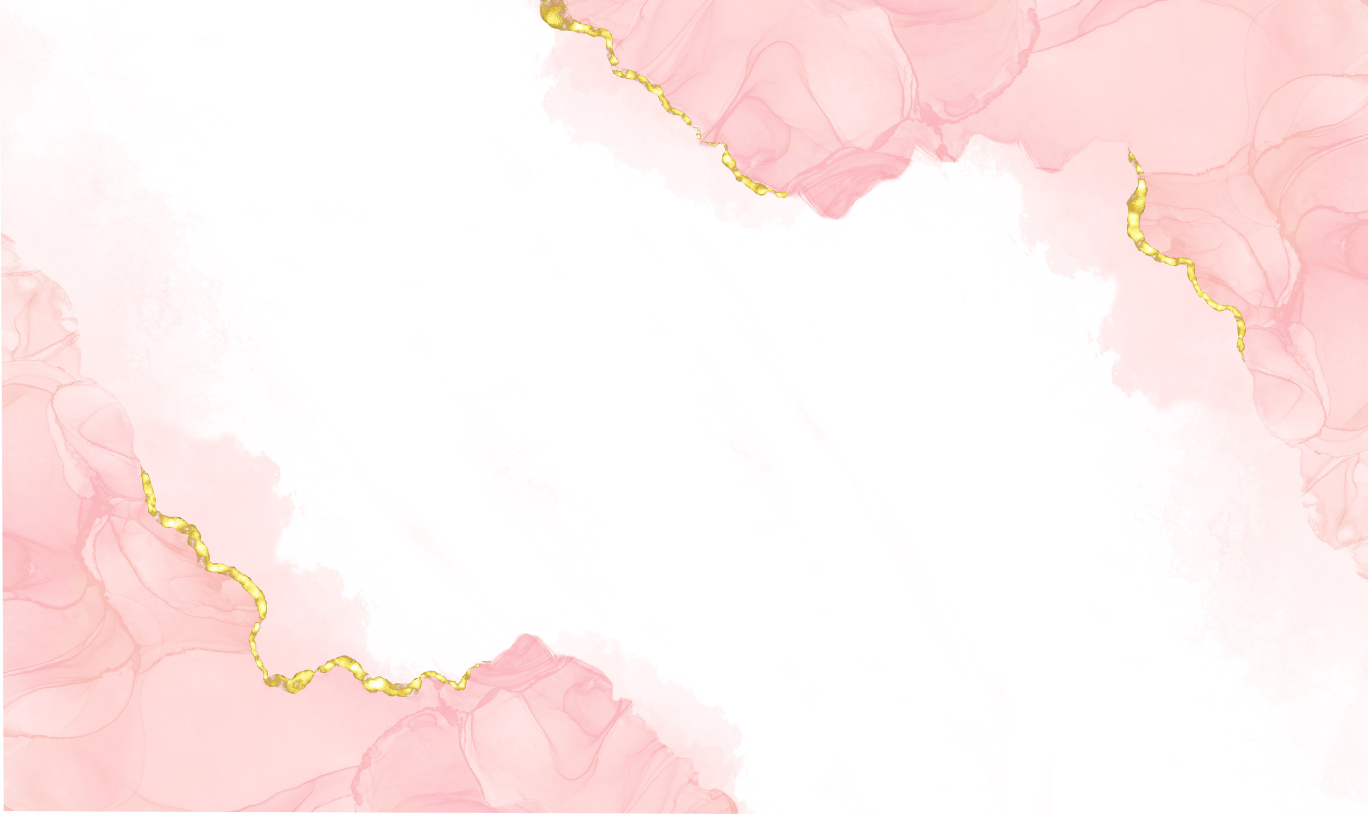 Abstract Watercolor or Alcohol Ink Art Pink White Background Wit